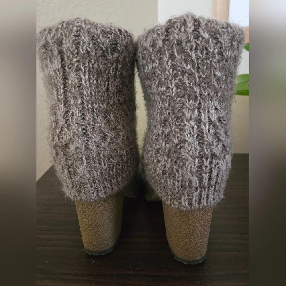 🧣 Mukluks Western Roper Boots – Knit Upper, 3.5" Heel, Size 7 - Picture 4 of 9